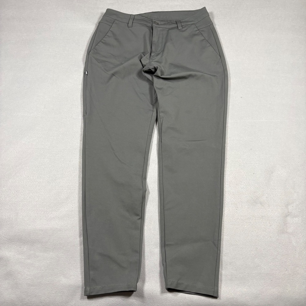 BYLT Premium Basics Everyday Pant 2.0 Slim Fit Grey Mens 34 Hemmed
